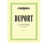 Duport: 21 Studies for Cello (EP2508A) (Edition Peters)