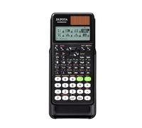 DUPOTA OA-991EX Scientific Calculator 552 Functions Support Fraction and Decimal Point Conversion 2-Line Written Display Solar Battery - Ideal for Middle High School Students and Teachers Black