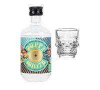 Duppy Share White Jamaican Rum 50ml with Shot Glass | Miniature Alcohol | All Occasion Gift