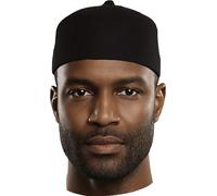 Dupsie's Black African Igbo Cap OZO Hat - Black - 7 3/8 (Large/23)