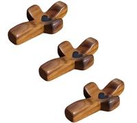 Duqulle 3pcs Crosses My Heart - Encouragement Gift Handheld Wooden Protection Crosses With Epoxy Heart | Pocket Crosses With Heart | Small Wooden Prayer Crosses For Religious Christian Gift