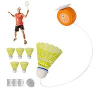 Duqulle Badminton Training Tool, Study Badminton Trainer,Badminton Single-Player Adjustable Trainer Device,Automatic Rebound Badminton Training Tool Badminton -Study Practice Machine