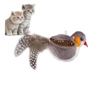 Duqulle Cat Bird Toy,Flapping Wings Chirping Super Soft - Cat Toy Bird That Flaps,for Mental Stimulation Physical Exercise Boredom Relief Indoor Outdoor Kitten Exercise Birthday Christmas Easter Home