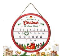 Duqulle Christmas Calendar Advent | Advent Sign Party Decorations - 25 Days Countdown to Christmas Wall Signs - for Party Wall Door Living Room Office School Classroom Apartment Dorm