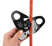 Duqulle Climbing Descender - Aluminum Self Locking Goose-Shaped Belay Device,Rock Climbing Gear | for Rock Rigging Rappelling Mountaineering Fire Escape Outdoor Work Safety Training