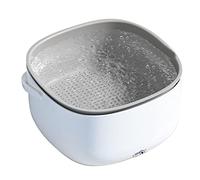Duqulle Fruit Vegetable Purifier,Ultrasonic Vegetable Cleaner Machine,Double Layers Fruit And Veg Wash Basket,Wireless Veggie Wash Purifier,Portable Fruit Washer Device For Kitchen Home Restaurant