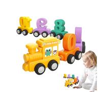 Duqulle Magnetic Train - Digital Number Learning Toy For Kids, Educational Set, Preschool Toy 1-6 Year Old Boys & Girls, Early Learning Building Blocks Parent-Child Play, Counting, Color Recognition