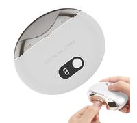 Duqulle Nail Cutter Electric, Rechargeable Nail Cutter for Men with 3 Speeds, Digital Display Anti-Pinch Silent Grinder for Adults Care Finger Nursing Grooming Home Travel