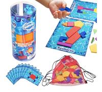 Duqulle Pool Toys, Fun Swimming Training Games, Pool Diving Game Kit, Interactive Children's Water Toys, Portable Diving Puzzle For Backyard Community Beach Camping Picnic Vacations Travel