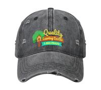 Duqulle Quality Learning Center Hat, Humor Funny Baseball Cap for Learning Center Incident, Comfortable Fit Headwear, Unisex Fashion Cap for Men & Women, Adjustable 54-60cm Black