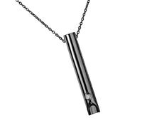 Duqulle Stress Relief Mindful Breathing Necklace - An-xiety Relief Necklace | Stainless Steel Conscious Breathing Necklace | Relaxation Calming Tool For Men Women