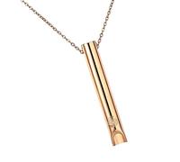 Duqulle Stress Relief Mindful Breathing Necklace - An-xiety Relief Necklace | Stainless Steel Conscious Breathing Necklace | Relaxation Calming Tool For Men Women