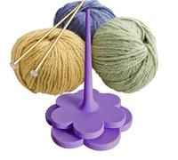 Duqulle Yarn Winder | 3D Printing Flower Shape Spinner - Yarn Winder for Manual Crocheting | for Tabletop Studio Dorm Crafting Projects Beginners Professionals Women Adults