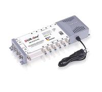 DUR-line MS 5/12 G-HQ - Multiswitch for 12 Participants / TV - Made in Germany - Energy-Saving Power Supply - SAT Matrix [Digital, HDTV, FullHD, 4K, 8K, UHD]