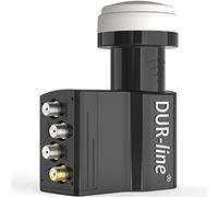 DUR-line UK104 4K/8K LNB - 4x SCR Unicable + 3 Legacy LNB - Digital, Weather Protected, Full HD, 8K