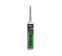 DURA+ All-In-One Hybrid Polymer Adhesive and Sealant: Waterproof, Extreme High Bond Strength, Replaces Silicone, Long-Lasting & Anti-Mould, Superior For Sanitaryware (290ml - Grey)