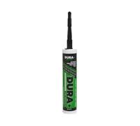 DURA+ All-In-One Hybrid Polymer Adhesive and Sealant: Waterproof, Extreme High Bond Strength, Replaces Silicone, Long-Lasting & Anti-Mould, Superior For Sanitaryware (290ml - Black)