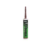 DURA+ All-In-One Hybrid Polymer Adhesive and Sealant: Waterproof, Extreme High Bond Strength, Replaces Silicone, Long-Lasting & Anti-Mould, Superior For Sanitaryware (290ml - Brown)