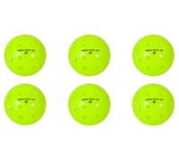 Pickle-Ball, Inc. Dura Fast 40 Outdoor Pickleball. 6-Pack, Neon Green