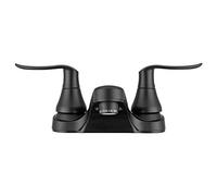 Dura Faucet DF-PL700LH-MB RV Bathroom Faucet with Winged Levers (Matte Black)