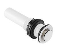 Dura Faucet Universal RV Bathroom Sink Pop-Up with No Overflow (White)