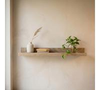 Dura Floating Display Shelf, Lipped Design, Foil-Wrapped Finish, Multiple Colors