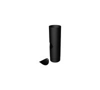 DURA FLUE Matt Black 5 Inch 500mm Stove Flue Pipe With Chimney Sweeping Access Door