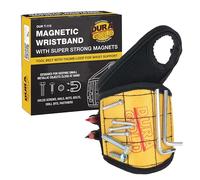Dura-Gold Magnetic Wristband with Super Strong Magnets - Wrist Support Tool Belt that Holds Fasteners, Nails, Screws, Drill Bits - Mechanic, Handyman, Construction Worker, Electrician, Dad Mens Gift