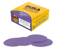 Dura-Gold Premium 100 Grit 5" Purple Ceramic Mesh Sanding Discs, Box of 30 - Dustless Hook & Loop Backing Sandpaper for DA & Random Orbital Sanders - Long-Lasting Fast Cut - Woodworking, Auto Paint