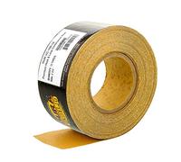 Dura-Gold Premium - 100 Grit Gold - Hook & Loop Backing Longboard Continuous Sandpaper Roll, 2-3/4" Wide, 12 Yards Long - For Automotive & Woodworking Air File Long Board Sanders, Hand Sanding Blocks