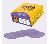 Dura-Gold Premium 1000 Grit 6" Purple Film Ceramic Sanding Discs, Box of 50 - Hook & Loop Backing Sandpaper for DA & Random Orbital Sanders - Car Detail Color Sanding Auto Paint, Sand Wood Woodworking