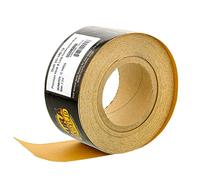 Dura-Gold Premium - 180 Grit Gold - Hook & Loop Backing Longboard Continuous Sandpaper Roll, 2-3/4" Wide, 12 Yards Long - for Automotive & Woodworking Air File Long Board Sanders, Hand Sanding Blocks