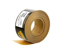 Dura-Gold Premium 320 Grit Gold PSA Longboard Sandpaper 20 Yard Long Continuous Roll, 2-3/4" Wide - Self Adhesive Stickyback Sandpaper for Automotive, Woodworking Air File Sanders, Hand Sanding Blocks