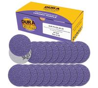 Dura-Gold Premium 40 Grit 3" Purple Film Ceramic Sanding Discs, Box of 20 - Hook & Loop Backing Sandpaper for DA Sander, Drill, Grinder, Rotary Tool - Sand Auto Body Paint, Metal, Wood, Woodworking