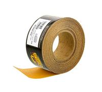 Dura-Gold Premium - 600 Grit Gold - Longboard Continuous Roll 20 Yards long by 2-3/4" wide PSA Self Adhesive Stickyback Longboard Sandpaper for Automotive and Woodworking