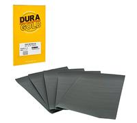 Dura-Gold - Premium - Wet or Dry - 1500 Grit - Professional cut to 5-1/2" x 9" Sheets - Color Sanding and Polishing for Automotive and Woodworking - Box of 25 Sandpaper Finishing Sheets