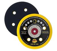 Dura-Gold Pro Series 5" Hook & Loop DA Backing Plate Pad, 5 Hole Pattern Dustless - Low Profile Edge, Medium Density, Dual-Action Random Orbital Sanding Pad, Sander Polisher Auto Woodworking Sandpaper