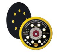 Dura-Gold Pro Series 5" Hook & Loop DA Backing Plate Pad, 8 Hole Pattern Dustless - Low Profile Edge, Medium Density, Dual-Action Random Orbital Sanding Pad, Sander Polisher Auto Woodworking Sandpaper
