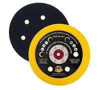 Dura-Gold Pro Series 6" Hook & Loop DA Backing Plate Pad, 6 Hole Pattern Dustless - 14mm Thick Medium Profile Edge, Dual-Action Random Orbital Sanding Pad, Sander Polisher Auto Woodworking Sandpaper