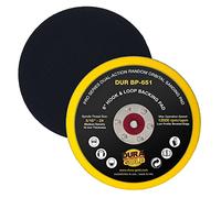 Dura-Gold Pro Series 6" Hook & Loop DA Backing Plate Pad - Low Profile Edge, Medium Density, Dual-Action Random Orbital Sanding Pad, 5/16" - 24 Threads - For Sander Polisher Auto Woodworking Sandpaper
