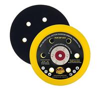 Dura-Gold Pro Series 6" Hook & Loop DA Sander Backing Plate Pad, 6 Hole Pattern Dustless - Flexible Edge Dual-Action Random Orbital Sanding Pad, 14mm Thick - Polisher Auto Paint Woodworking Sandpaper