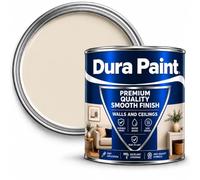 Dura Paint® Magnolia Matt Emulsion 1L - Anti-Mould, Washable | Low Odour, Water Based, Durable, Smooth, Anti Mould, Anti Damp