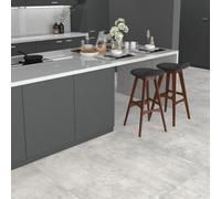 Dura Urban Grey Matt Cement Tile Effect Porcelain Indoor & Outdoor Wall & Floor Tile, Pack Of 3, (L)1200mm (W)600mm