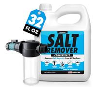 Durabasics Salt Remover Concentrate Kit - Ultimate Boat Salt Remover for Boats & Marine Engine Flush - 32 OZ with Hose Applicator - Perfect for Outboard Motor Flush & Washing Salt Deposits Away
