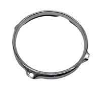 Durability 1.2mm Metal Drum Rimmed Quickly Install Silver Drum Hoop for Live and Practice Drum Hoop for Live