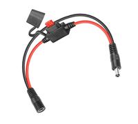 Durability 14AWG Coppers Power Extension Cable with 10.0A Fuses Quick Disconnects Wire Harnesses for LED Strips Surveillances Quick Disconnects Wire Harnesses