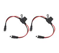 Durability 14AWG Coppers Power Extension Cable with 10.0A Fuses Quick Disconnects Wire Harnesses for LED Strips Surveillances Quick Disconnects Wire Harnesses