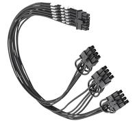 Durability 16AWG Braide Power Supply Cable 8x3 To 12+4Pin For ARGB GOLD TF1 GF1 PF1 GF3 Highly Power Systems