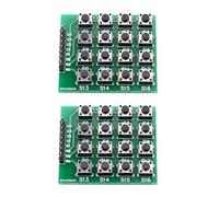 Durability 16Key 8PinMatrix Keypad Board Compatible For Raspberry Systems External Expansion Precise Input