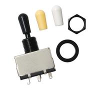 Durability 3 Way Sealed Switches for Electric Guitar Zincs Alloy Materials Dustproof for Long Term Reliability High Durability Guitar Switches
